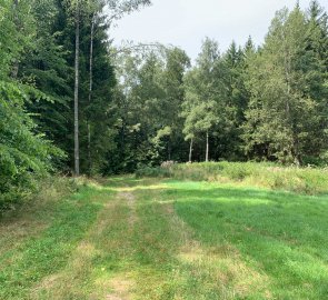 The path from the chapel to the lookout tower