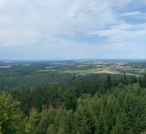 View from the lookout tower towards the north