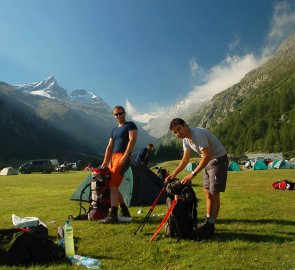 Camping Pont Breuil - starting point for the trek to Gran Paradiso