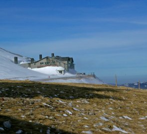 Konečná stanice zubačky na Schneebergu