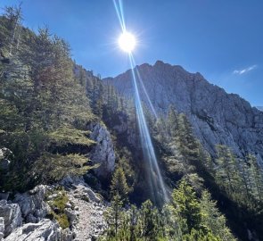 View from the ascent to Velka Baba