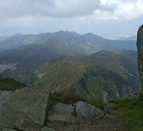 Pohled z Ďumbieru na Nízké Tatry