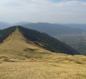 View from Horb mountain in Ukraine