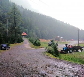 Pila na konci přechodu