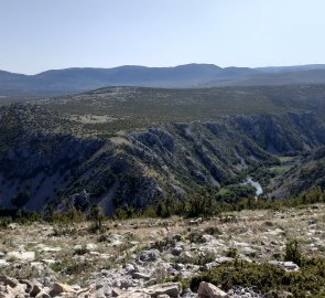 View of the canyon from the parking lot