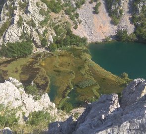 View of the Krupa River Canyon