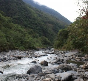 River crossing point on the way back