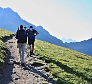 Tatranský hřeben směrem na horu Svinica 2 301 m n. m.