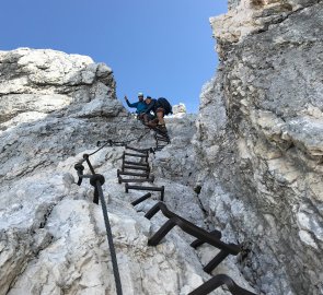 Descent by ferrata