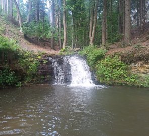 Chrastenský waterfall