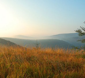 Jizera Mountains in the Czech republic