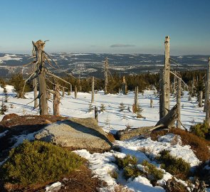 Jizera Mountains in the Czech republic