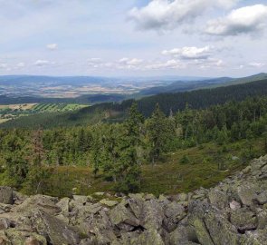 View of Poland and Kralický Sněžník