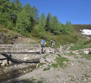 Most přes potok Lachtalbach