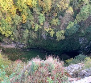 View into the Macocha Abyss