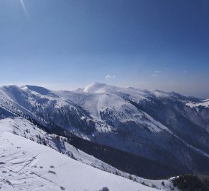 Winter Mala Fatra from Steny Mountain