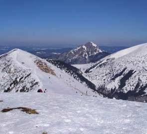 View of the mountains Steny, Velký Rozsutec and Stoh