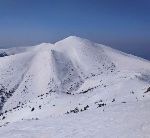 Pohled z hory Chleb na Velký Kriváň