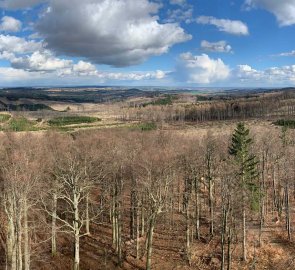 View from the Mařenka lookout tower