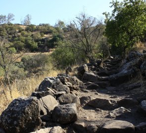 Yehudiya Nature Reserve - cesta zpět