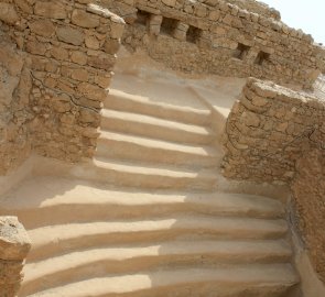 Swimming pool in Masada Fortress