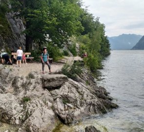 Odpočinkové místo na stezce