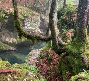 Beautiful landscape around the Mostnica River