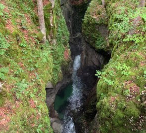 Deep gorge of the Mostnica River