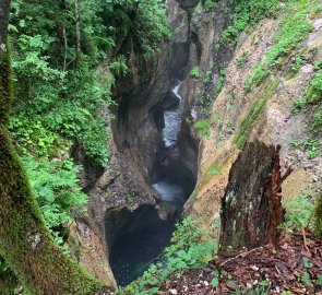 Deep gorge of the Mostnica River