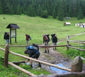 Studánka u rozcestníku Studňa na Muránskej planině