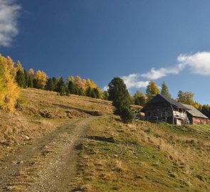 The Maieralm shepherd's hut, where it is possible to get water