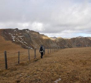 The road to Mount Bretthöhe