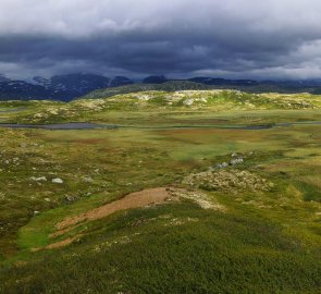 Národní park Hardangervidda v jižním Norsku