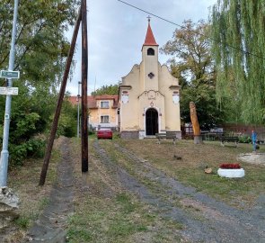 Kostel sv. Jiří, zde jsme začali výlet