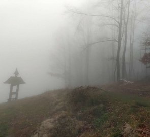 Just above the Opálená ski slope