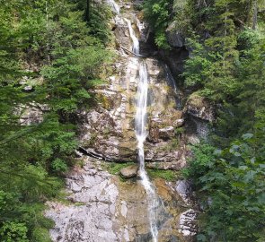 Waterfall on the way out of the canyon