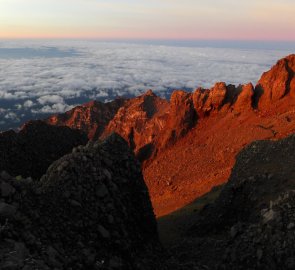 Z vrcholu Gunung Rinjani