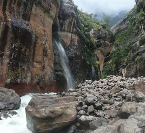 Neplánovaný konec naší cesty v Tugela Gorge