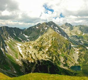 Pohled na Roháče z vrcholu Volovce