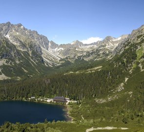 Popradské pleso a Vysoké Tatry