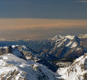 Národní park Gesäuse, Dachstein a Totes Gebirge z hory Zagel Kogel