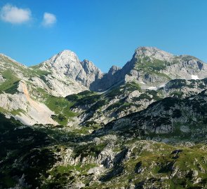 View of the Bioč Mountains