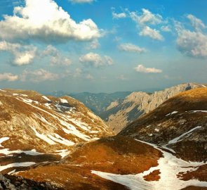 Evening view of the eastern part of the Hochschwab