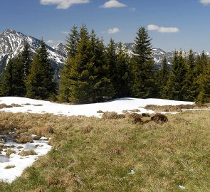 Pohled ze sedla Greismoar na horu Grosser Griessenstein 2 337 m n. m.