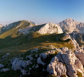 Pohled na pohoří Maglić a Trnovačko jezero