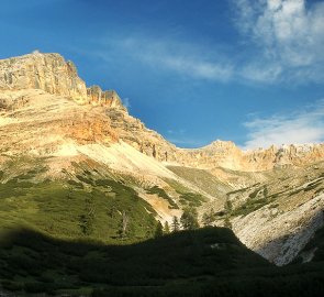 Fanestal Valley in the Fanes-Senes-Braies National Park