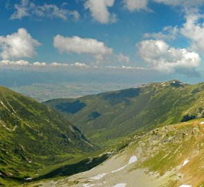 Pohled na Baraniec a Žiarskou dolinu