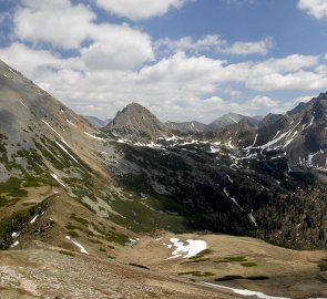 Seckauské Taury z vrcholu hory Geier Kogel