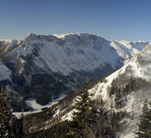 Austrian Hochschwab mountain range