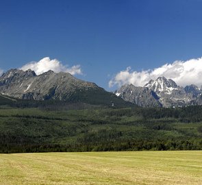 Vysoké Tatry během návratu ze Štrbského Plesa